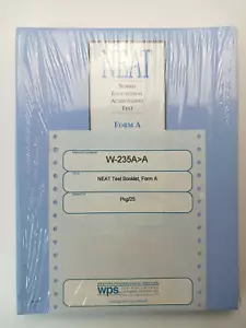 Norris Educational Achievement Test (GEPFLEGT) Packung mit 25 Testheften, Form A, WPS - Bild 1 von 5