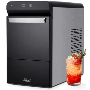 Gevi Household Countertop Nugget Ice Maker Black GIMN-1000B, Open Box - Picture 1 of 8