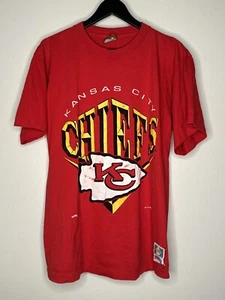 Vintage Nutmeg Mills Kansas City Chiefs 1994 T-Shirt Größe L Made In USA - Bild 1 von 11