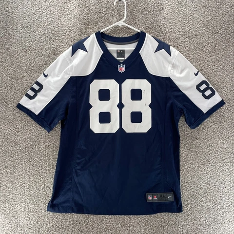 Dallas Cowboys Jersey Mens Extra Large Blue Dez Bryant NFL Football Nike Adult Cover
