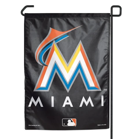 MIAMI MARLINS 11"X15" GARDEN FLAG NEW WINCRAFT 👀 Cover