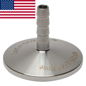 Adaptador de barra de manguera KF-25 NW-25 1/4" SS304 LoCo SCIENCE - Imagen 1 de 5