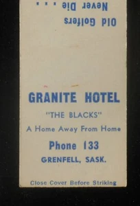 Telefono anni 50 Granite Hotel The Blacks 133 golfisti perdono le palline Grenfell SK Ca - Foto 1 di 1