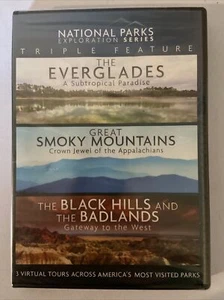 National Parks Exploration Series (DVD, 2012) Everglades Smokey Mountains Black - Imagen 1 de 2