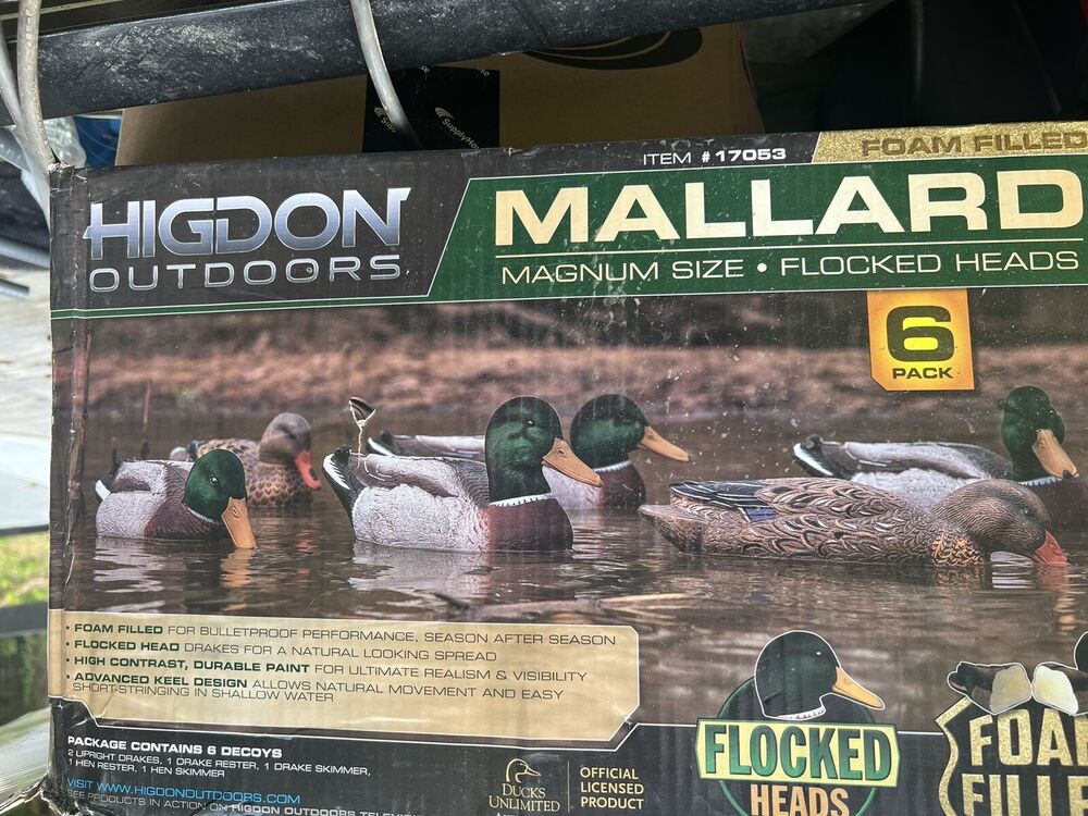 Higdon Outdoors Mallard Duck Decoys 6 Pack