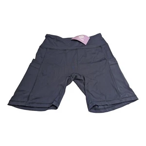 EYESOUL Women's Yoga Shorts With Pockets - Picture 1 of 5
