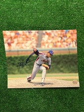 Dwight "Doc" Gooden Signed New York Mets Pitching Action 8x10 Photo