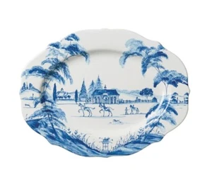 Juliska Country Estate Delft Blue Platter 15" - Picture 1 of 4