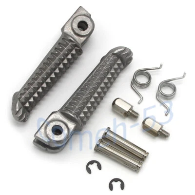 Reposapiés delantero plateado estriberas/brazo de peldaño principal para Yamaha YZF R6 YZF600 YZF R6S Foto 1 de 4