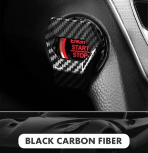 Per FORD FOCUS FIESTA ST RS Coperchio Pulsante Start Stop Interno Nero Carbonio - Foto 1 di 4