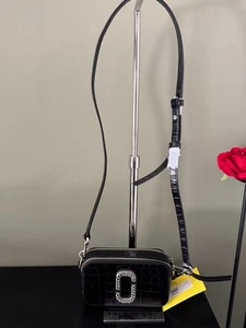 NEU Marc Jacobs kleine Kameratasche schwarz Logo Riemen Snapshot - Bild 1 von 12