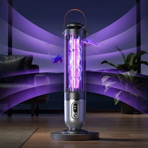 Mosquito Killer Lamp Electric USB Charged Zapper Bug Fly Insect Trap UV-Light UK - Picture 1 of 14