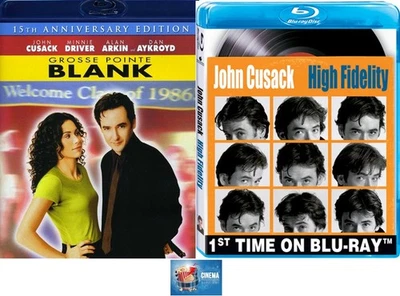 GROSSE POINTE BLANK & HIGH FIDELITY John Cusack Double Feature 2 Blu Ray Set New Foto 1 de 4