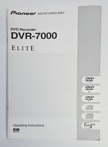 User Manual for Pioneer DVR-7000 DVD Recorder - Picture 1 of 4