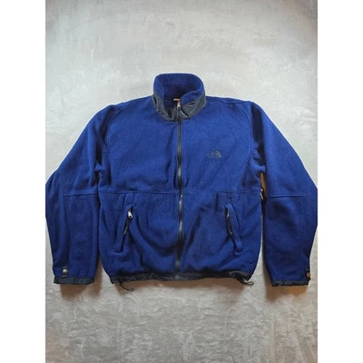 Vintage The North Face Fleece Jacket Mens M Blue Full Zip Season 17 90s *Read - Image 1 of 4
