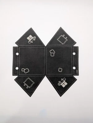 Tienda de tela LEGO, patrón aventureros - pieza de “tienda” de tela negra (parte: tienda) Foto 1 de 3