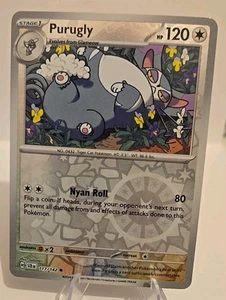 Purugly 117/142 Sv07:POKÉMON Stellar Crown Reverse Holo - Picture 1 of 2