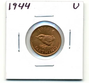 Großbritannien. Farthing. 1944 Stempelglanz rot - Bild 1 von 2