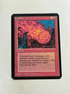 MTG Fireball Alpha Magic the Gathering - Foto 1 di 2