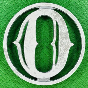 Vtg MCM 60's Aluminum Screen Storm Door 6" Letter Monogram Emblem "O" Initial - Picture 1 of 4