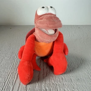 Disney Store Sebastian The Little Mermaid Crab Plush Stuffed Animal Toy 7” Bean - Picture 1 of 8