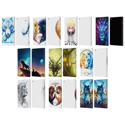 OFFICIAL JONAS "JOJOESART" JÖDICKE BIG CATS LEATHER BOOK CASE FOR AMAZON FIRE - Image 1 of 4