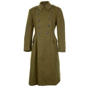 Original Romanian Army Heavy Duty Wool Greatcoat – Olive Drab- Genuine Surplus - Picture 1 of 7