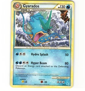 Pokemon Gyarados 20/30 HGSS Trainer Kit Non-Holo LP Card - Picture 1 of 2
