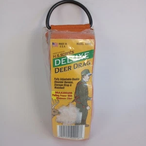 H.S. Scents Outdoor Equipment Deluxe Deer Drag - Orange NIP - Picture 1 of 2