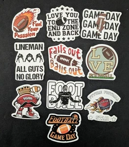 Football Stickers, Football Decals - Picture 1 of 1