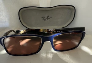 Ray-Ban RB5169 5219 Blue Tortoise Eyeglass Frames 54-16 140 w/ Case Authentic - Picture 1 of 11