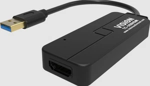 VISION HDMI USB 3.0 Schwarz Kabeladapter/Verlängerungsstück TC-USBHDMI - Bild 1 von 1