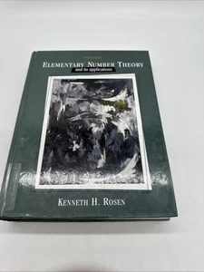 Elementary Number Theory by Kenneth Rosen Hardcover Fifth Edition - Imagen 1 de 8