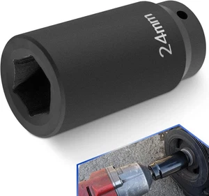 For GM LS 24mm Crank Bolt Socket 77070 Harmonic Balancer Tool, 3  - Picture 1 of 2