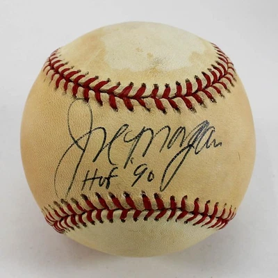 Joe Morgan Signed NL Baseball (JSA COA) Cincinnati Reds 10xAll Star 2nd Baseman - Image 1 of 4