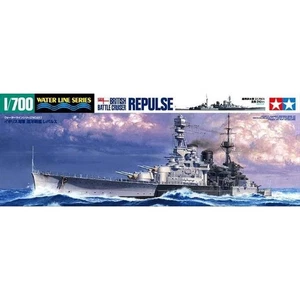 Tamiya 1/700 Waterline Series Royal Navy Battlecruiser HMS Repulse Plastic Model - Picture 1 of 4