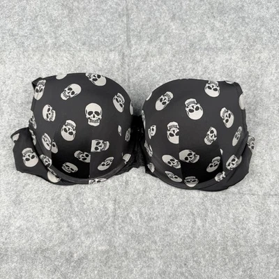 Бюстгальтер пуш-ап Torrid изогнутый по всему черепу женский размер 42B черный на косточках - Изображение 1 из 4