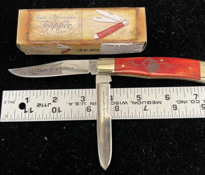 Frost Collectables Trapper Knife 18-812RSB - Image 1 of 4