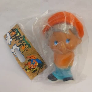Vintage seltene Pepito Cubana Gummi Junge Puppe Spielzeug Cu Ba 23 cm Neu aus altem Lagerbestand 70/80er Jahre - versiegelt - Bild 1 von 24