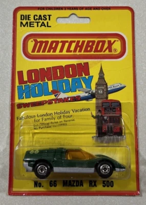 1981 Vintage Matchbox Superfast No. 66 Mazda RX500 LONDON HOLIDAY - Image 1 of 2