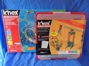K'NEX Education STEM Roller Coaster Pulley Systems 77078/78610 w/ Working Motor - Picture 1 of 6