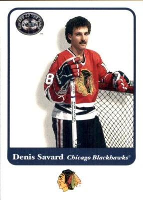 2001-02 Fleer Greats of the Game #22 Denis Savard Chicago Blackhawks Foto 1 de 2
