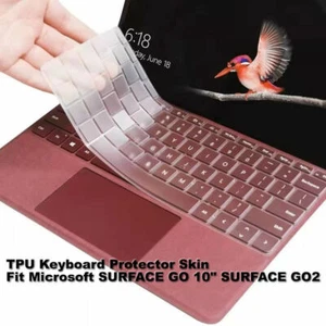 TPU Keyboard Protector Skin Fit Microsoft SURFACE GO 10" SURFACE GO2 - Afbeelding 1 van 12