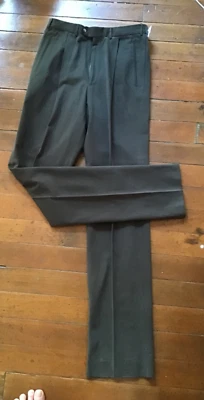 Pantalones de franela de algodón marrón topo Corneliani talla 48 Italia, nuevos con etiquetas Foto 1 de 4