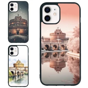 Hard Case For Samsung Galaxy Apple iPhone Castel Sant Angelo Rome - Picture 1 of 25