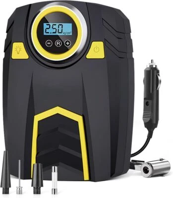 Electric Corded 12V 150PSI Car Tyre Inflator Pump Portable Air Compressor Pump - Image 1 of 4