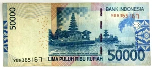 Mazuma *F1708 Indonesia 2016 50000 Rupiah YBH365167 AVF - Picture 1 of 2