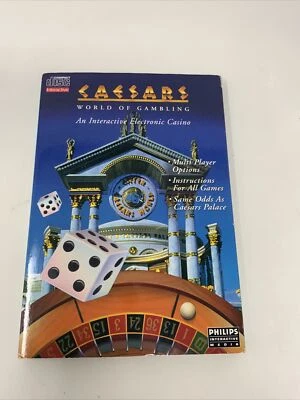 Caesars World of Gambling (Philips CD-i, 1991) with Slipcover - Image 1 of 4