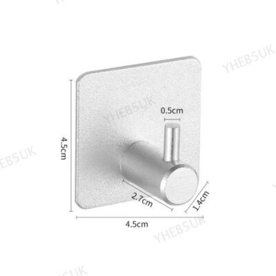 Toalla de cocina autoadhesiva para el hogar colgador de pared toalla puerta gancho llave estante 8H Foto 1 de 4