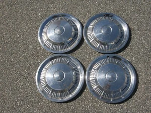Genuine 1961 to 1966 Ford Falcon Ranchero 13 inch hubcaps wheel covers set - Picture 1 of 24